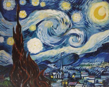 NOTTE STELLATA DI VAN GOGH | LA PITTURA VIVE by Remo Tironi